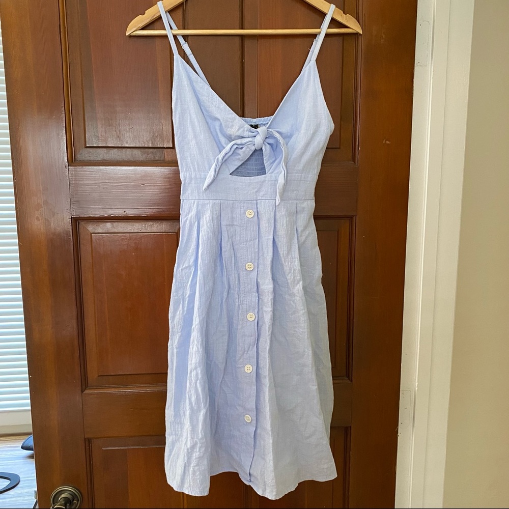 Linen loophole style sundress